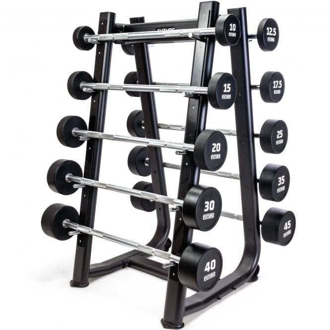 10 - 45kg Premium Urethane Barbell Set
