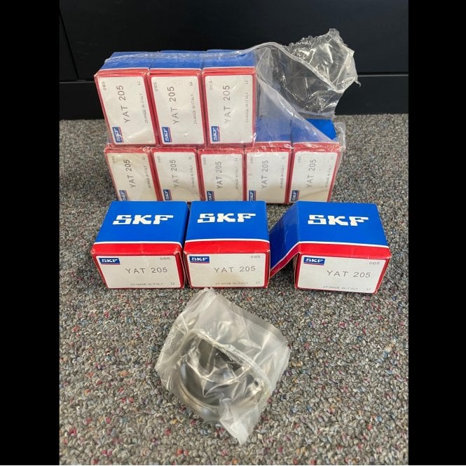 11 x SKF YAT 205 Bearings (25mm Bore / 52mm Outside Diameter)