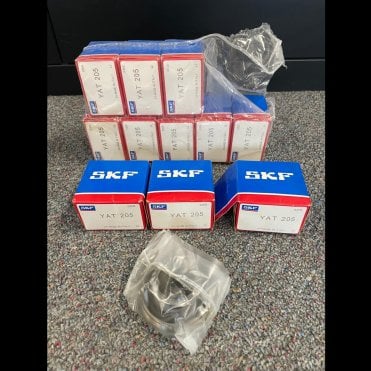 11 x SKF YAT 205 Bearings (25mm Bore / 52mm Outside Diameter)