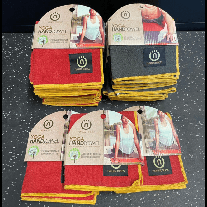 15 x Natural Fitness Yoga Hand Towel