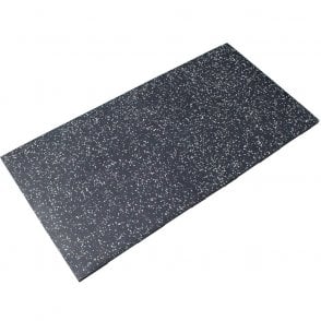 Future 20mm EPDM Grey Fleck Premium Rubber Gym Flooring Tile (100cm x 50cm)