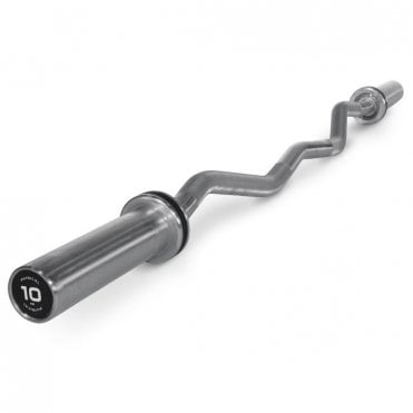 4ft Pro Olympic Bar EZ Curl Bar with Bearings (1500lbs Rating)
