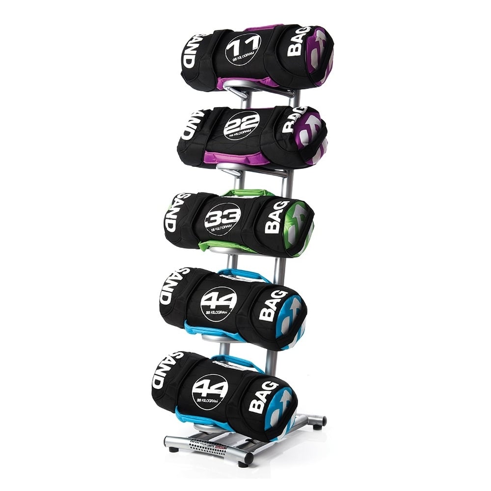 5 Tier Vertical Ball / Bag Rack - Functional Fitness from UK Gym ...
