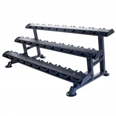 Horizontal 3 Tier Dumbbell Rack (15 Pairs)