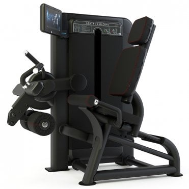 Premium Line Seated Leg Curl with 10.1in Touchscreen Console