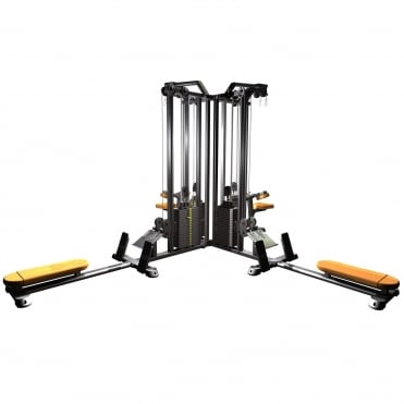 R2 Independent Lat Pulldown & Low Row (4 Stack Multi-Station)