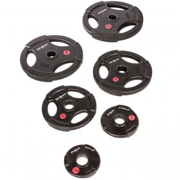Rubber Olympic Weight Plates (Tri-Grip)
