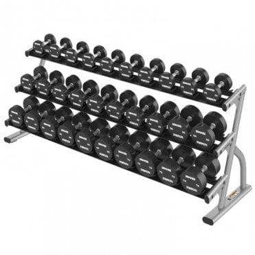 Three Tier Long Saddle Dumbbell Rack