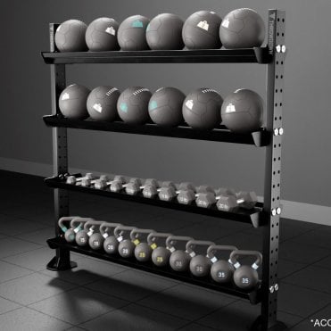 XTR Dumbbell, Ball & Kettlebell Multi-Functional Storage Rack